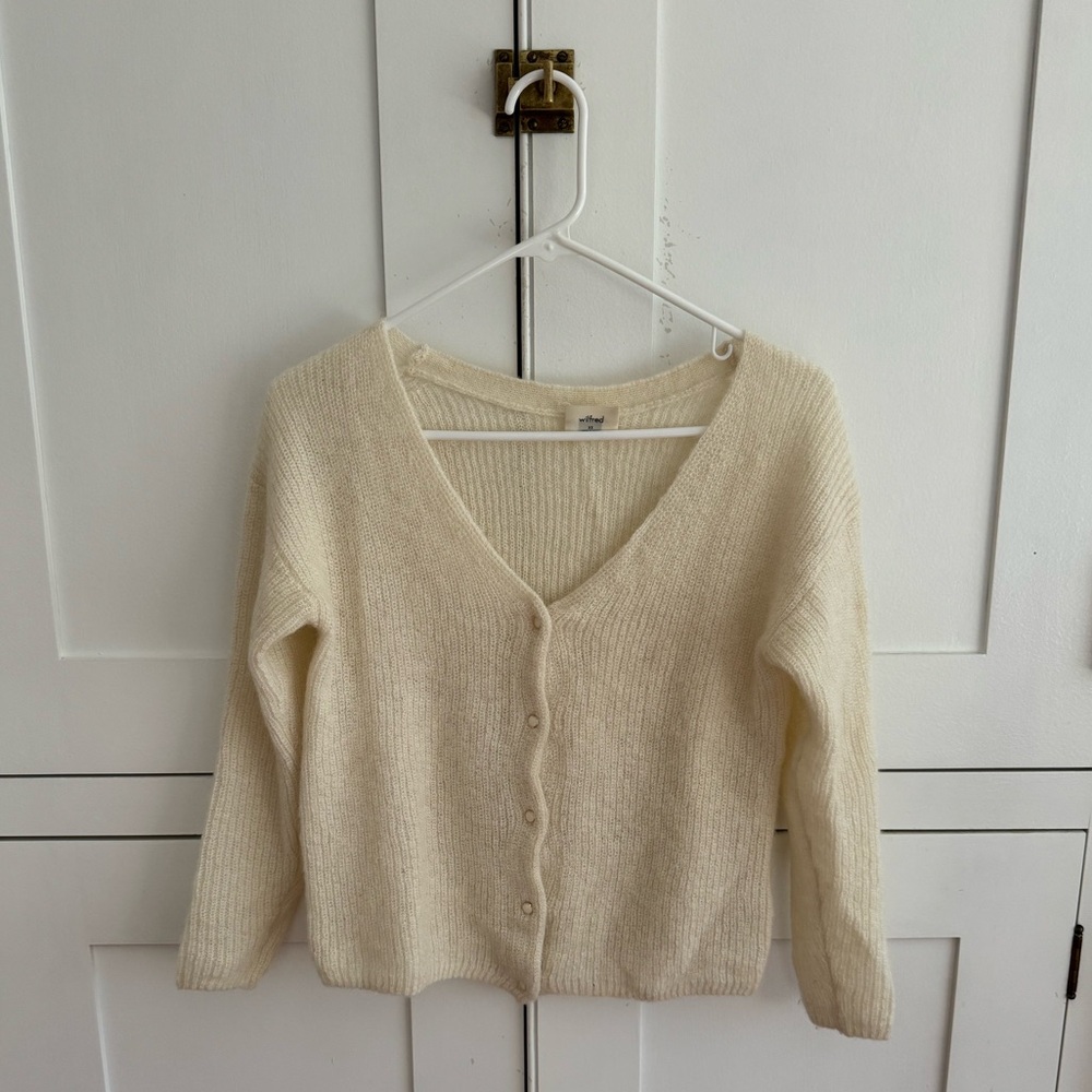 Aritzia Wilfred Knit Sweater - Cream